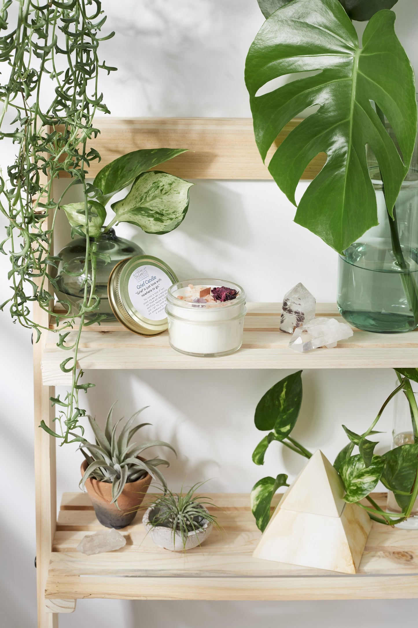 Grief Candle / Intention Candle / Essential Oil Candle / Soy Wax Candl