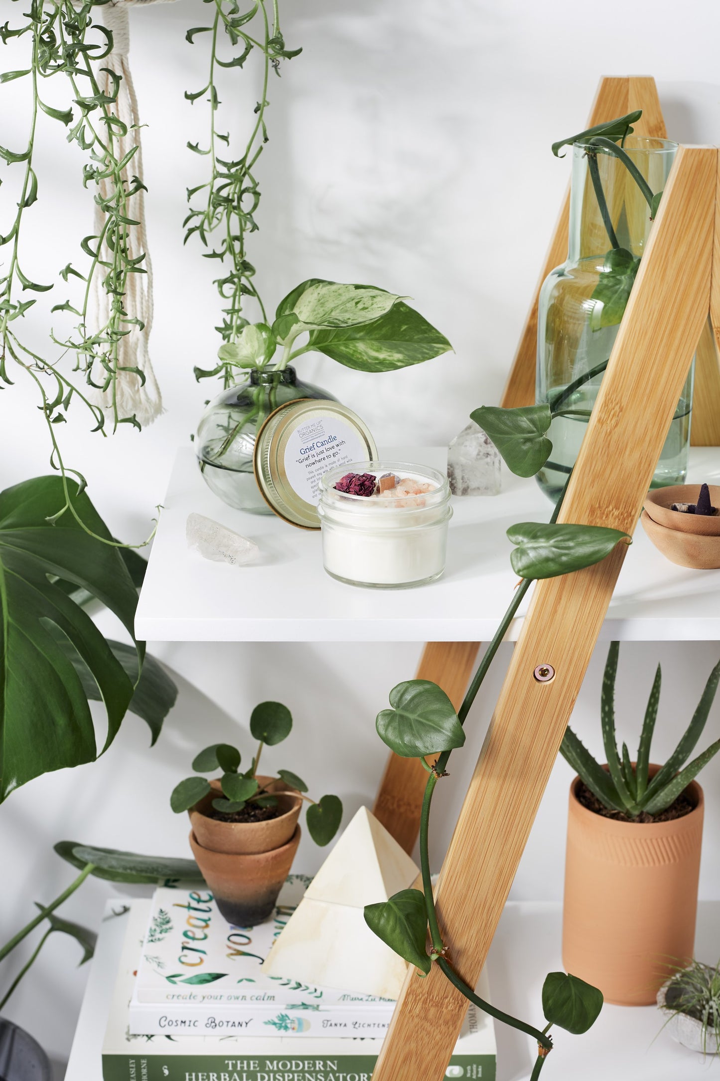 Grief Candle / Intention Candle / Essential Oil Candle / Soy Wax Candl